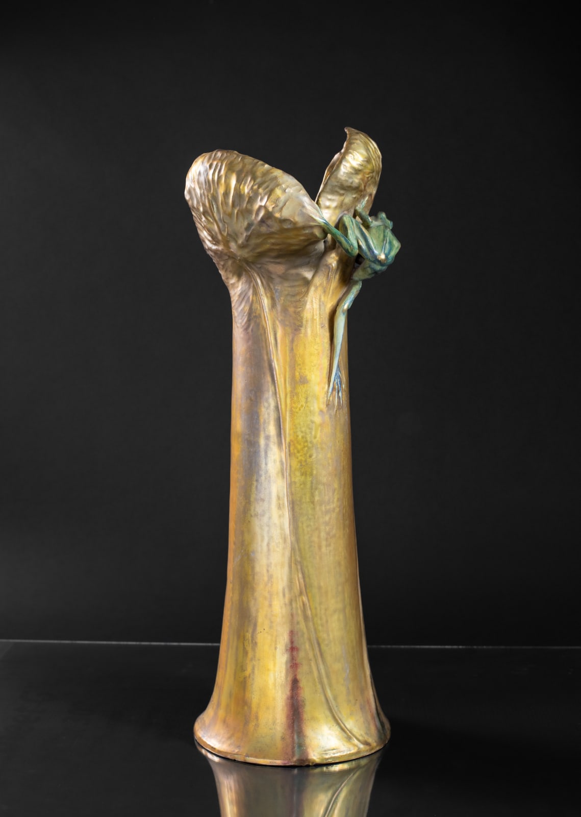 Amphora, Water Lily Vase with Frog & Fly,  1905-1906