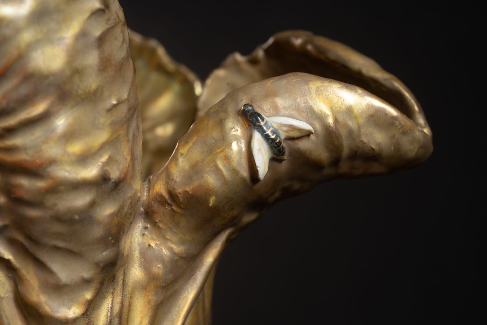 Amphora, Water Lily Vase with Frog & Fly,  1905-1906