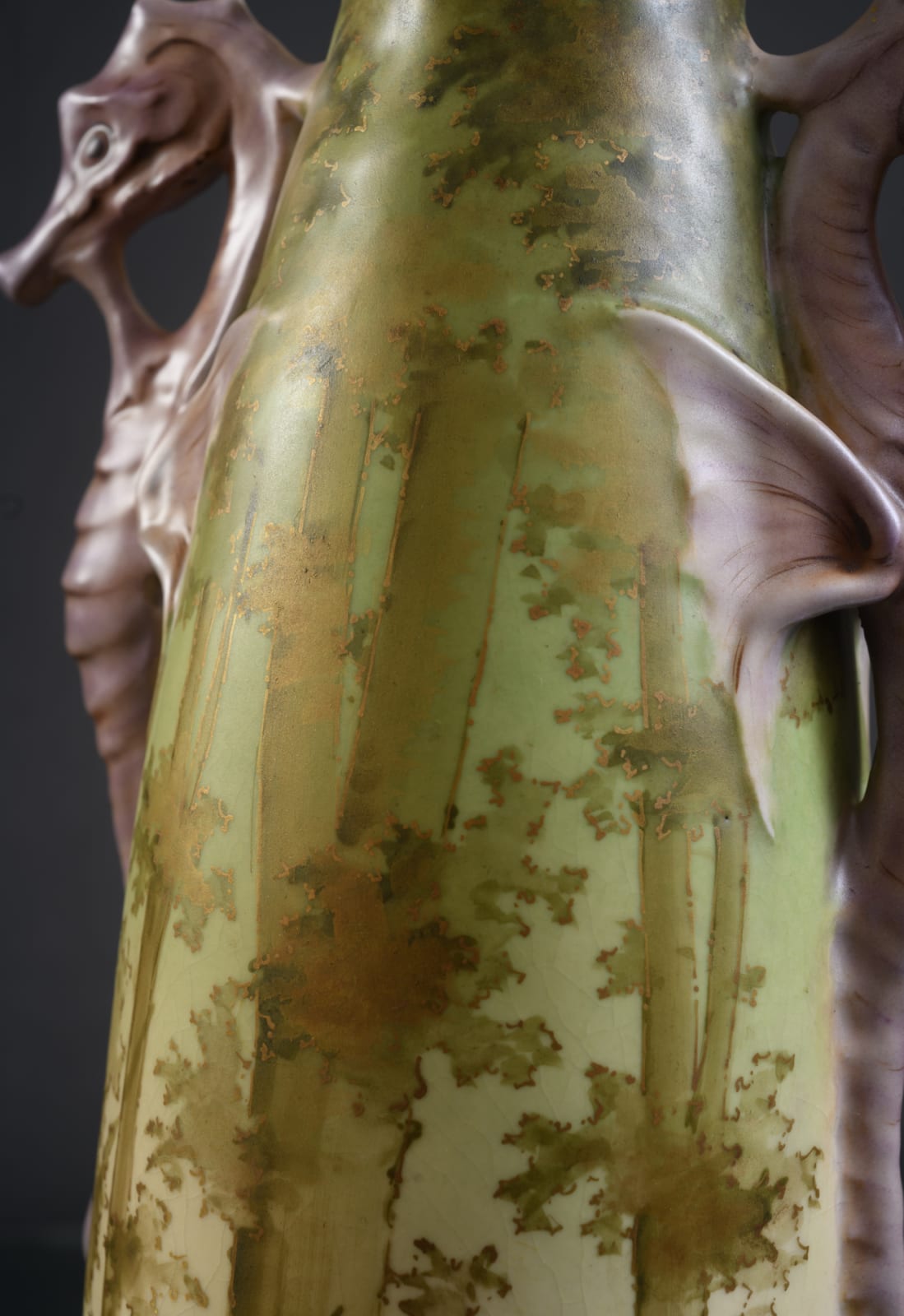 Amphora, Pair of Vases with Seahorse Handles,  1899-1900