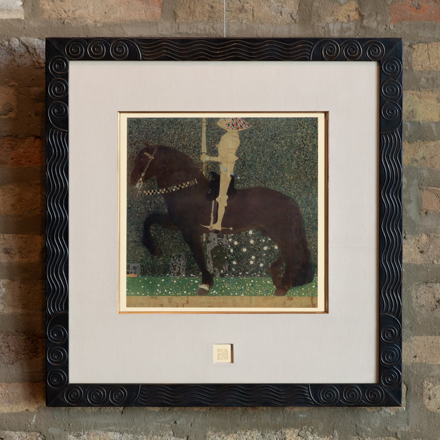 Gustav Klimt, Life is a Struggle (The Golden Knight),  1908-1914