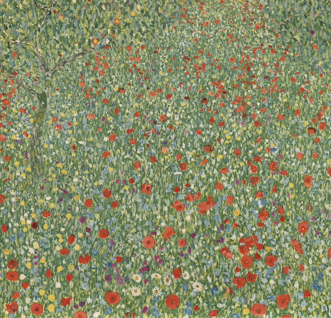 Gustav Klimt, Poppy Field,  1931