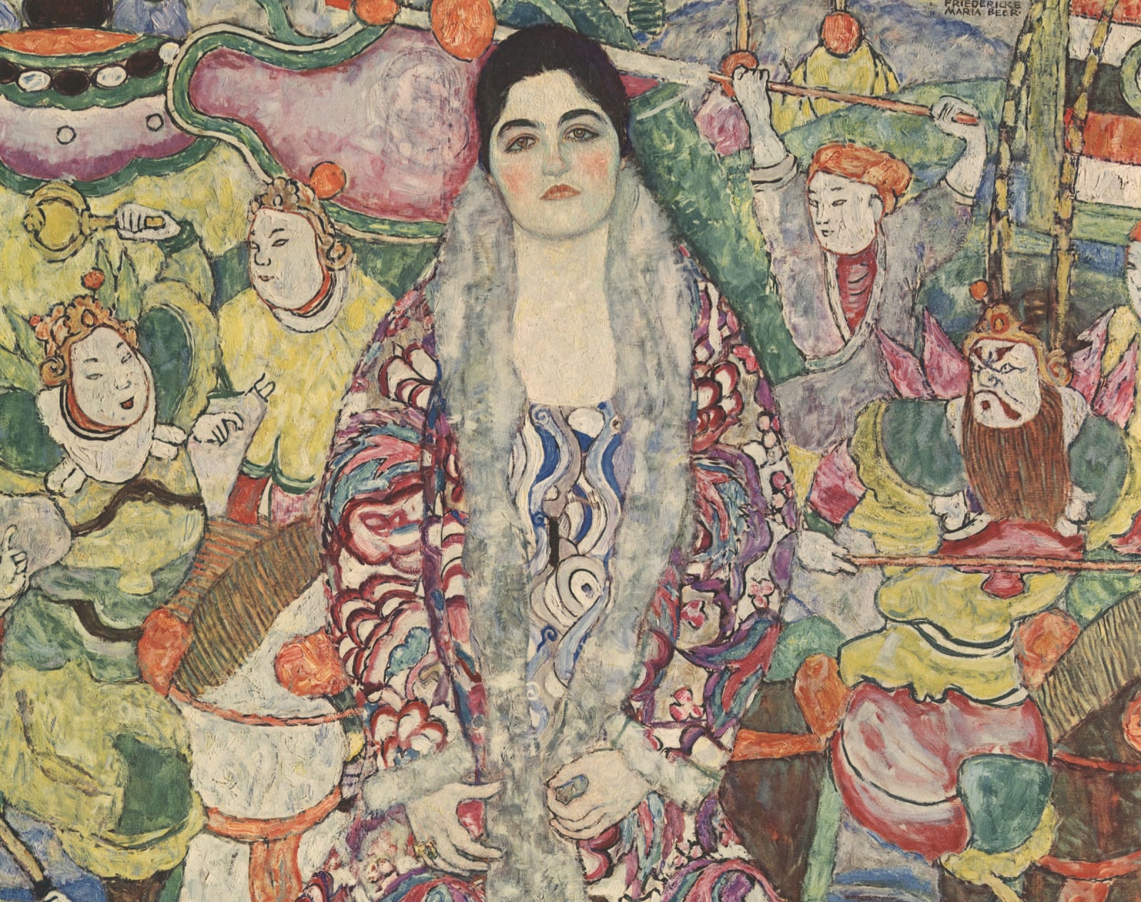 Gustav Klimt, Portrait of Friederike Marie Beer,  1931
