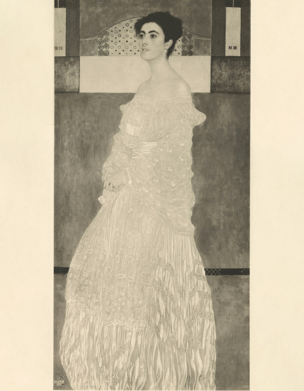 Gustav Klimt, Portrait of Baroness Wittgenstein,  1931