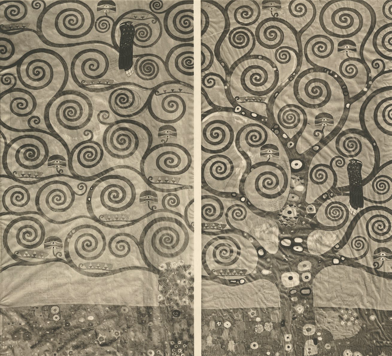 Gustav Klimt, The Tree of Life, from Studies for the Frieze at Palais, pt. 2,  1931