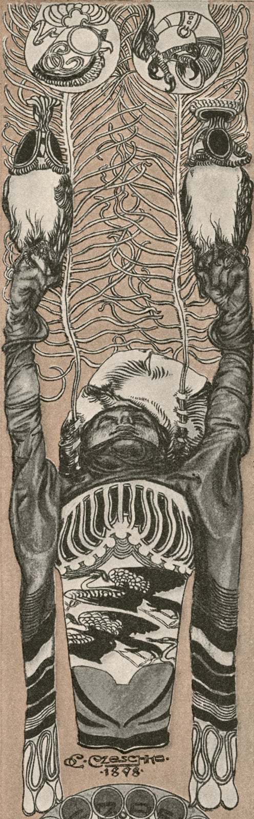 Carl Otto Czeschka, Hunting,  1895-1900