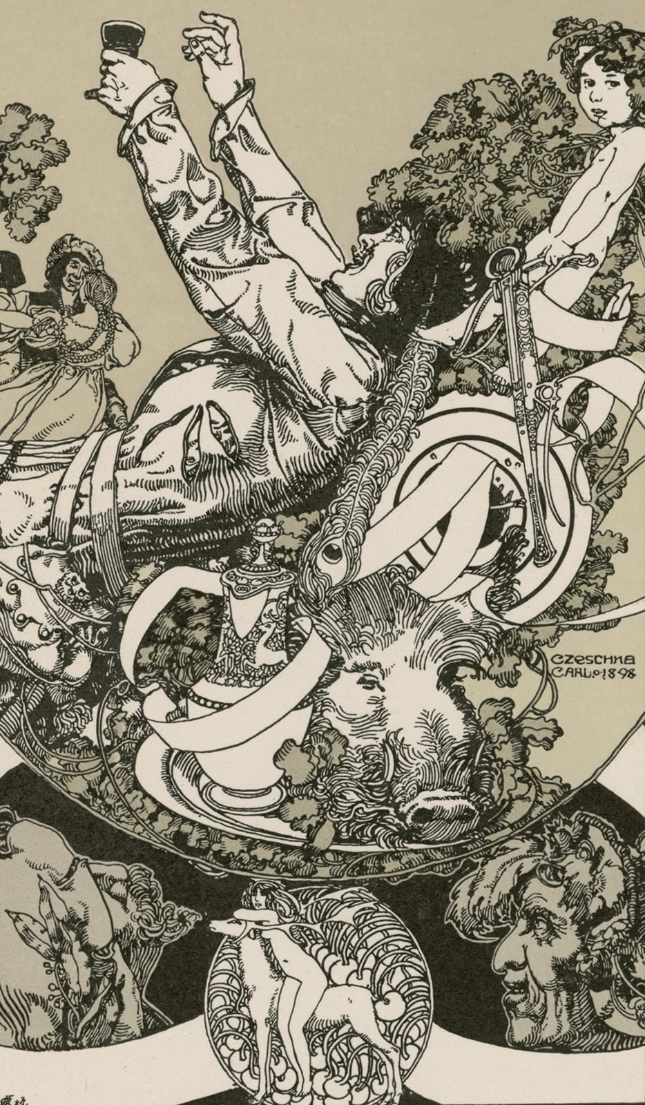 Carl Otto Czeschka, Vignettes,  1895-1900