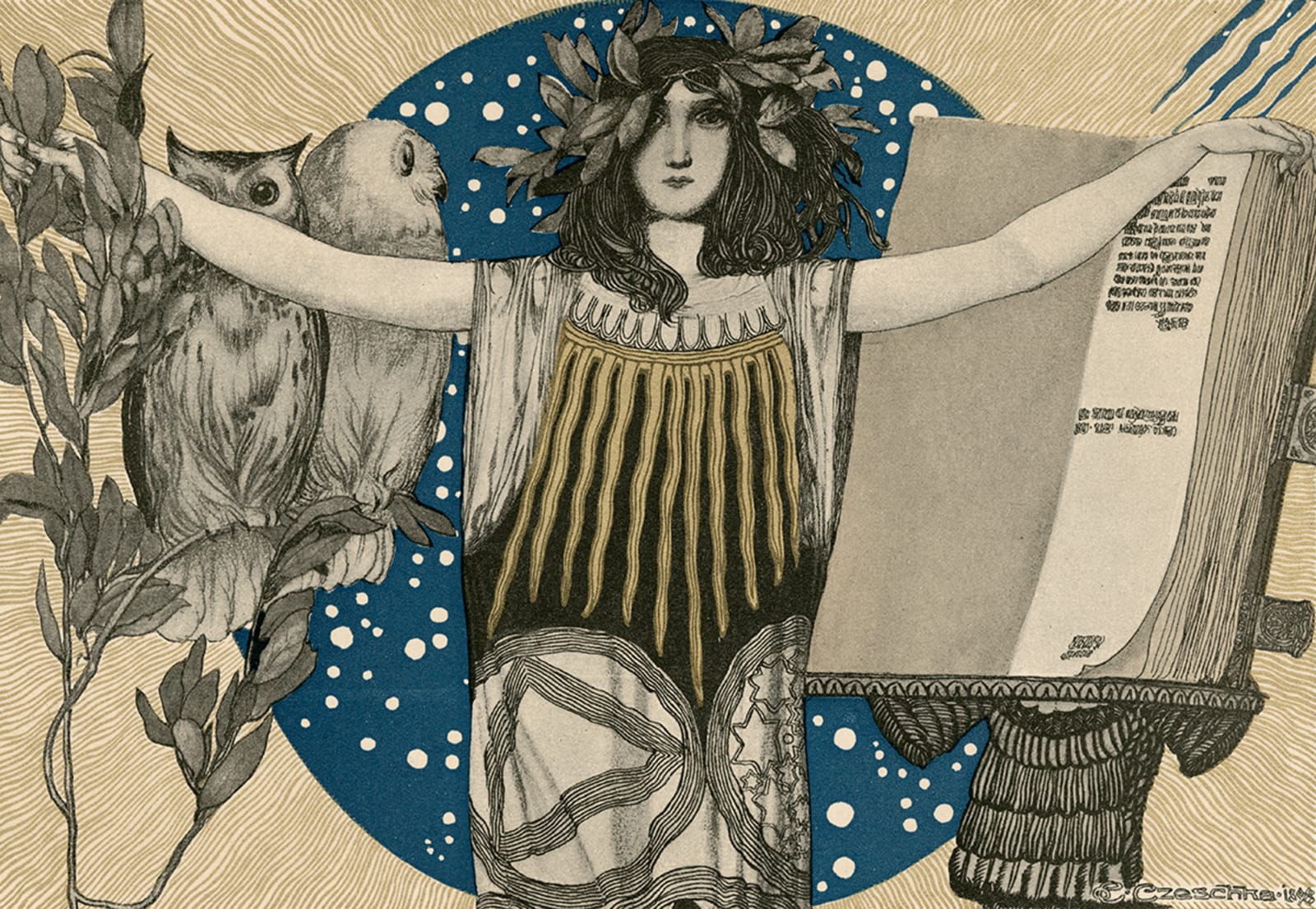 Carl Otto Czeschka, Science,  1895-1900