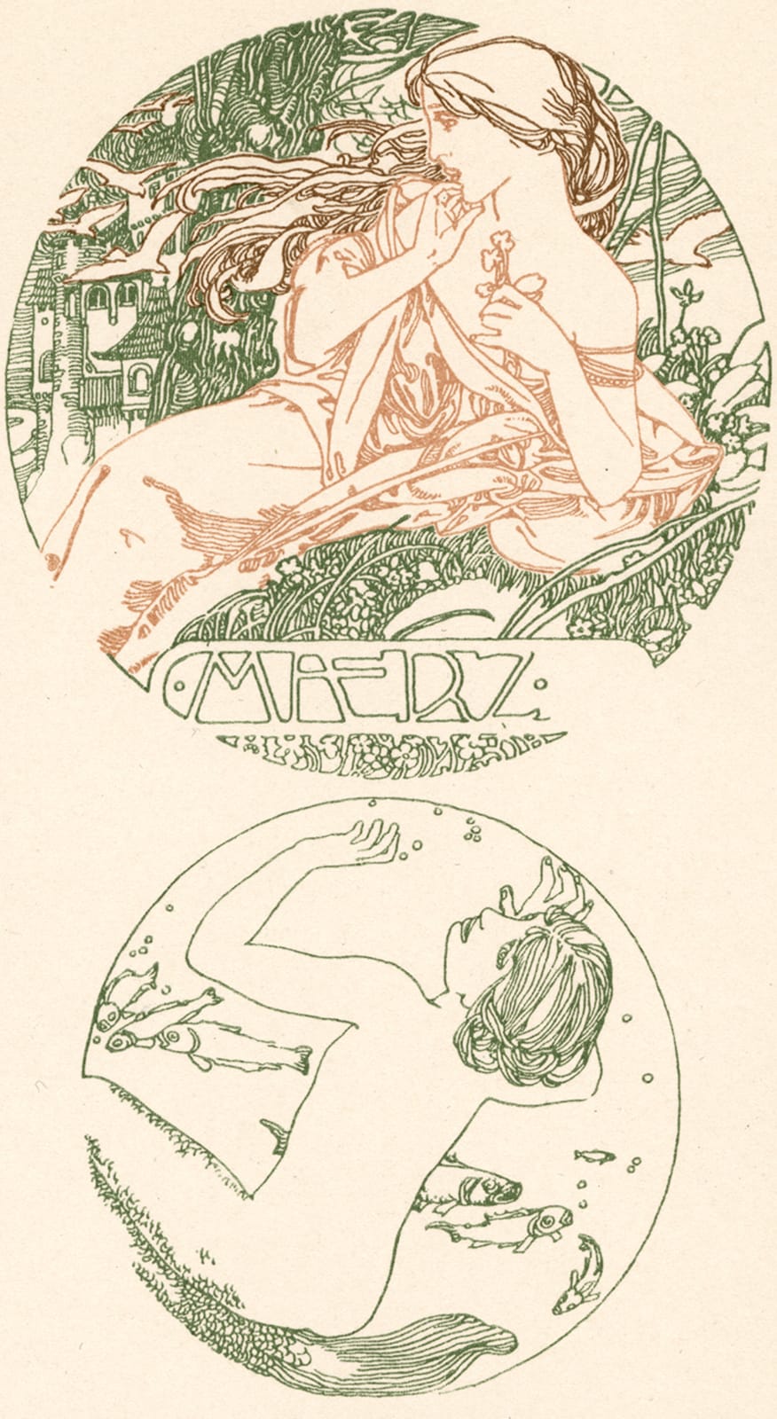 Carl Otto Czeschka, Seasons,  1895-1900