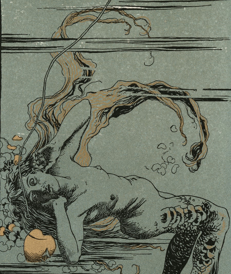 Koloman Moser, Hunting, Fishing, Rowing, Cycling,  1897