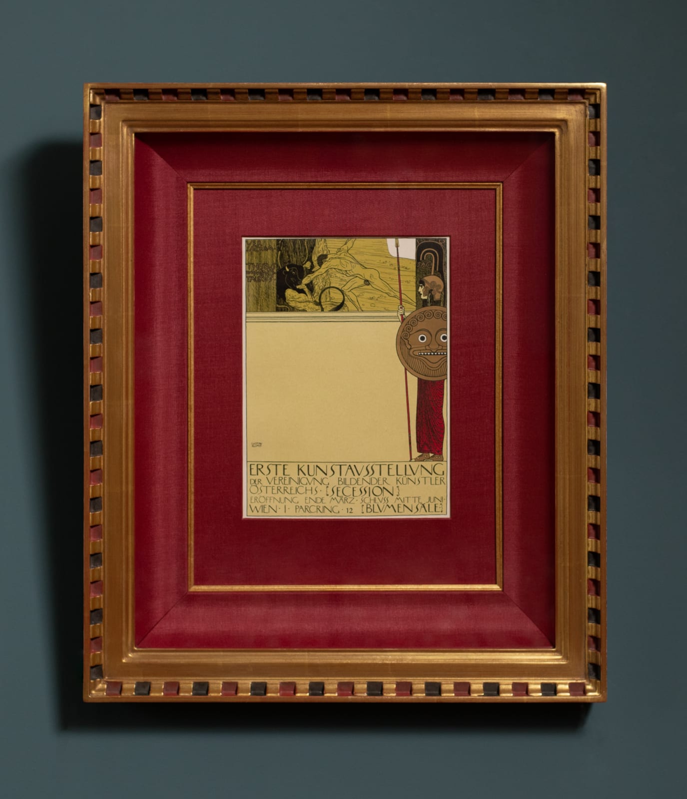 Gustav Klimt, Poster for the 1st Exhibition of the Vienna Secession,  1915