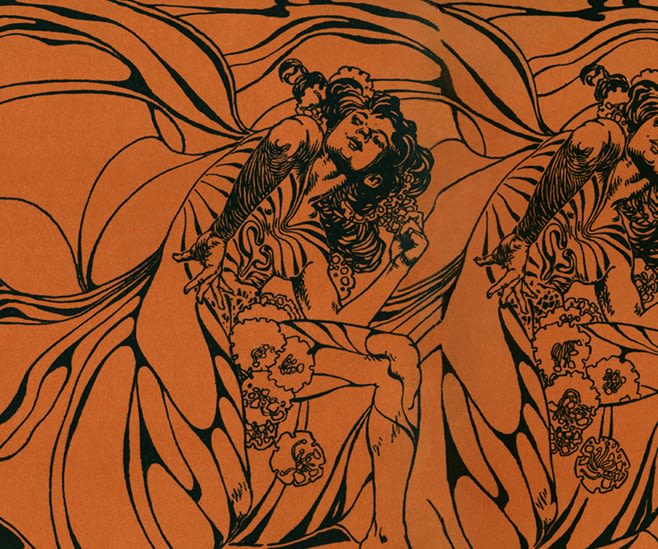 Koloman Moser, Ver Sacrum Cover; February,  1898