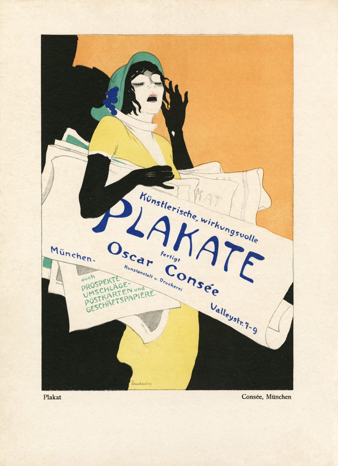 Walter Schnackenberg, Plakat Consee,  1920