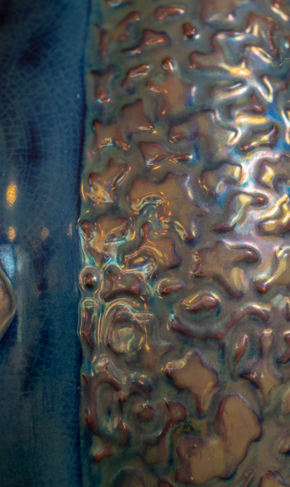 Zsolnay Pecs, Floral Ether Vase,  1899