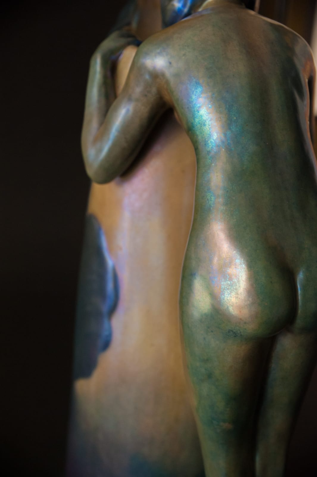 Zsolnay Pecs, Figurative Pitcher,  1899-1900