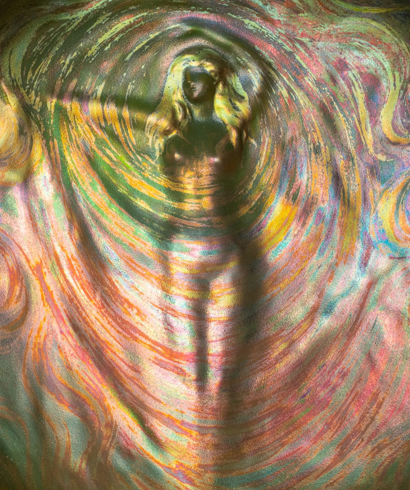 Massier, Fire Dance (Loie Fuller) Charger,  1900