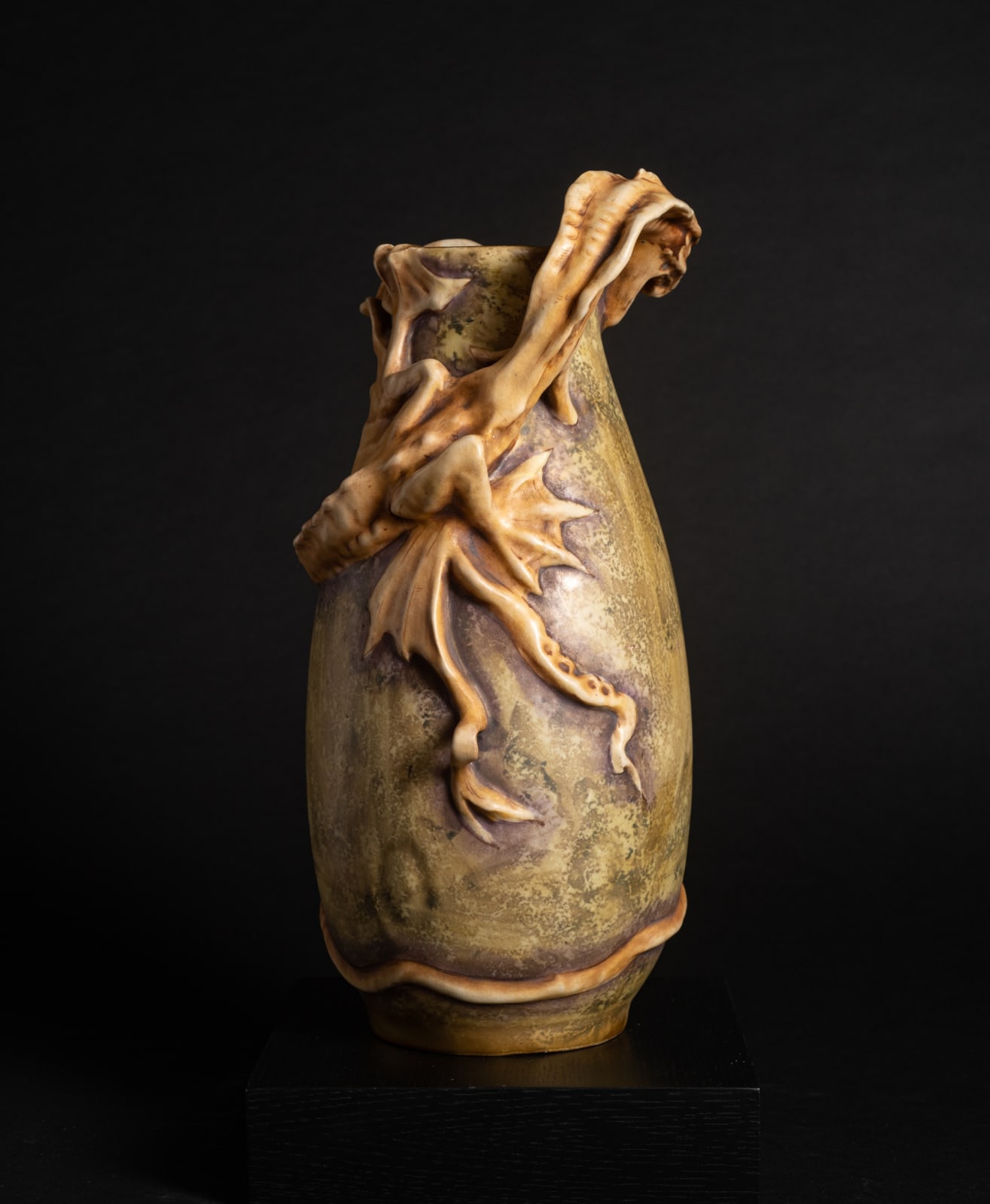 Amphora, Angry Web-Footed Sea Monster,  1901-1902