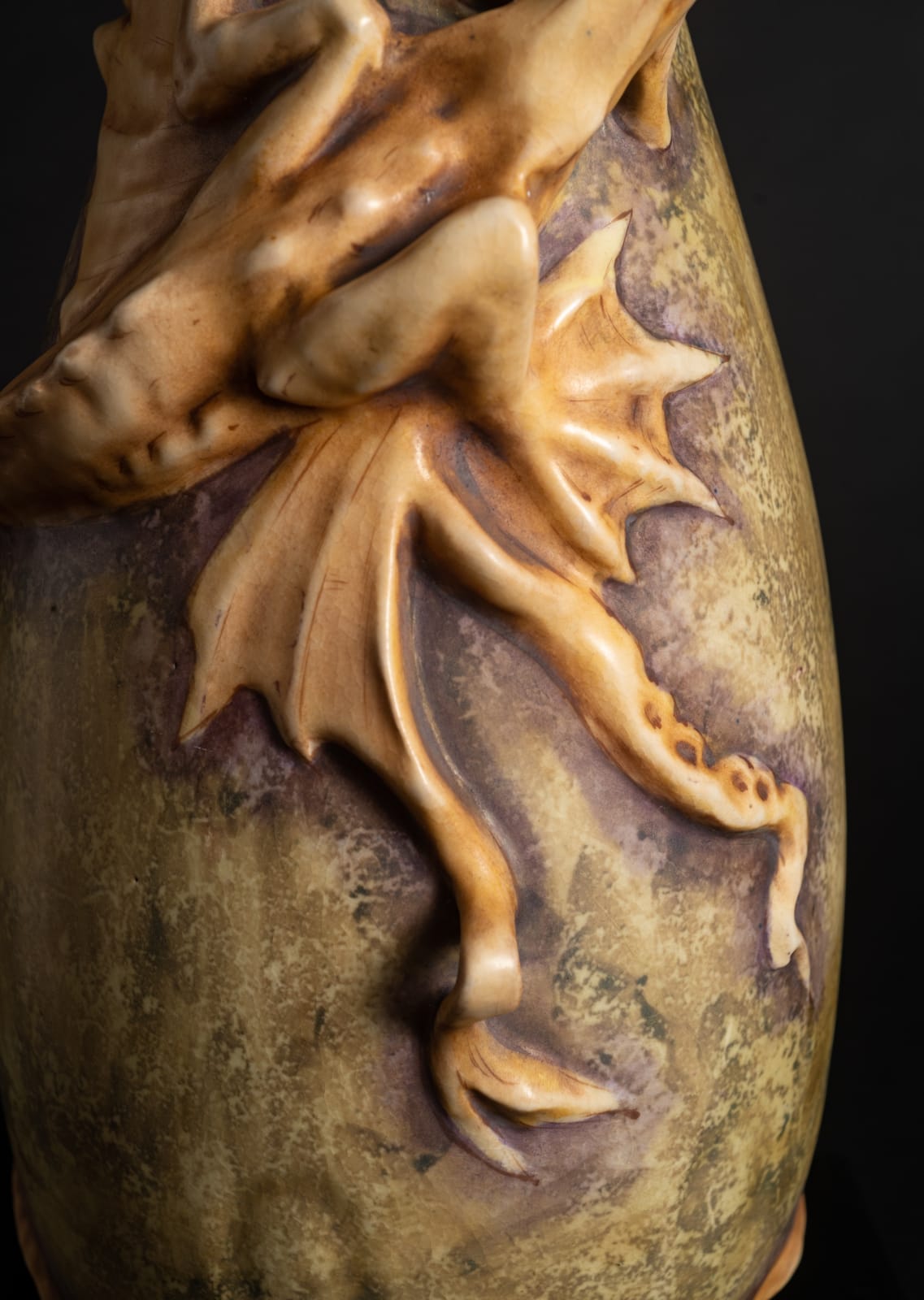 Amphora, Angry Web-Footed Sea Monster,  1901-1902