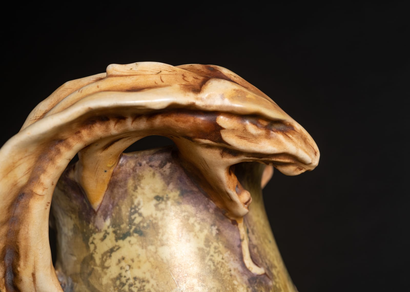 Amphora, Angry Web-Footed Sea Monster,  1901-1902
