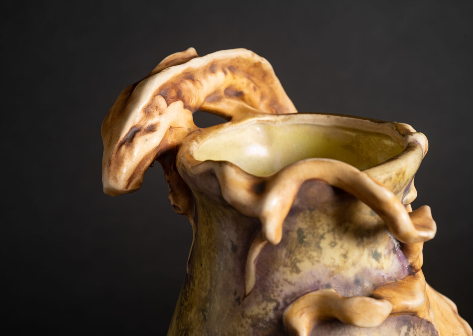 Amphora, Angry Web-Footed Sea Monster,  1901-1902