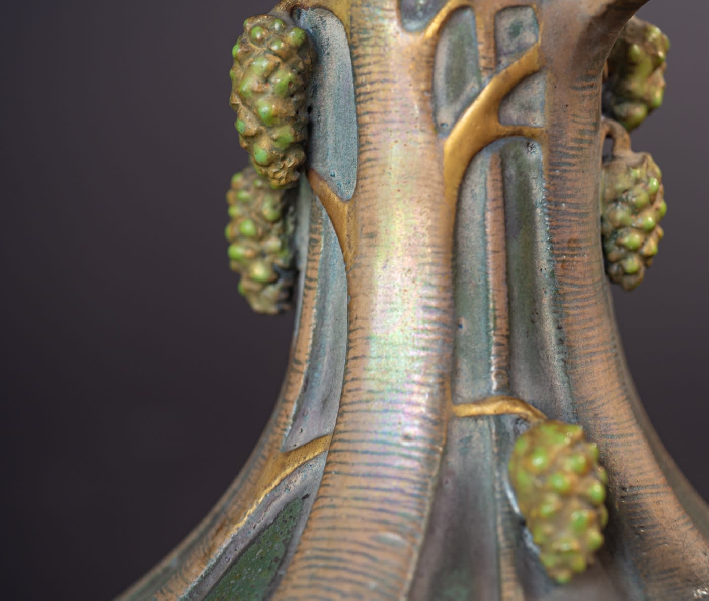 Amphora, Ewer with Pine Cone Motif,  1908-1909