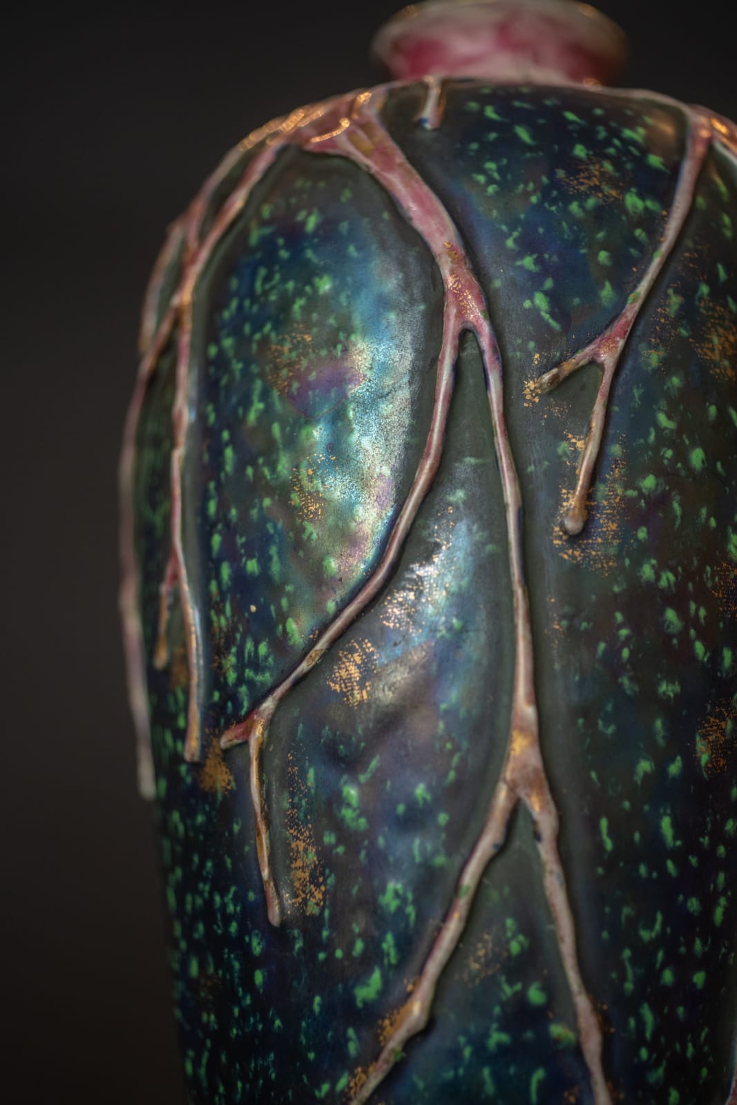 Amphora, Pair of Seaweed Vases,  1901-1902