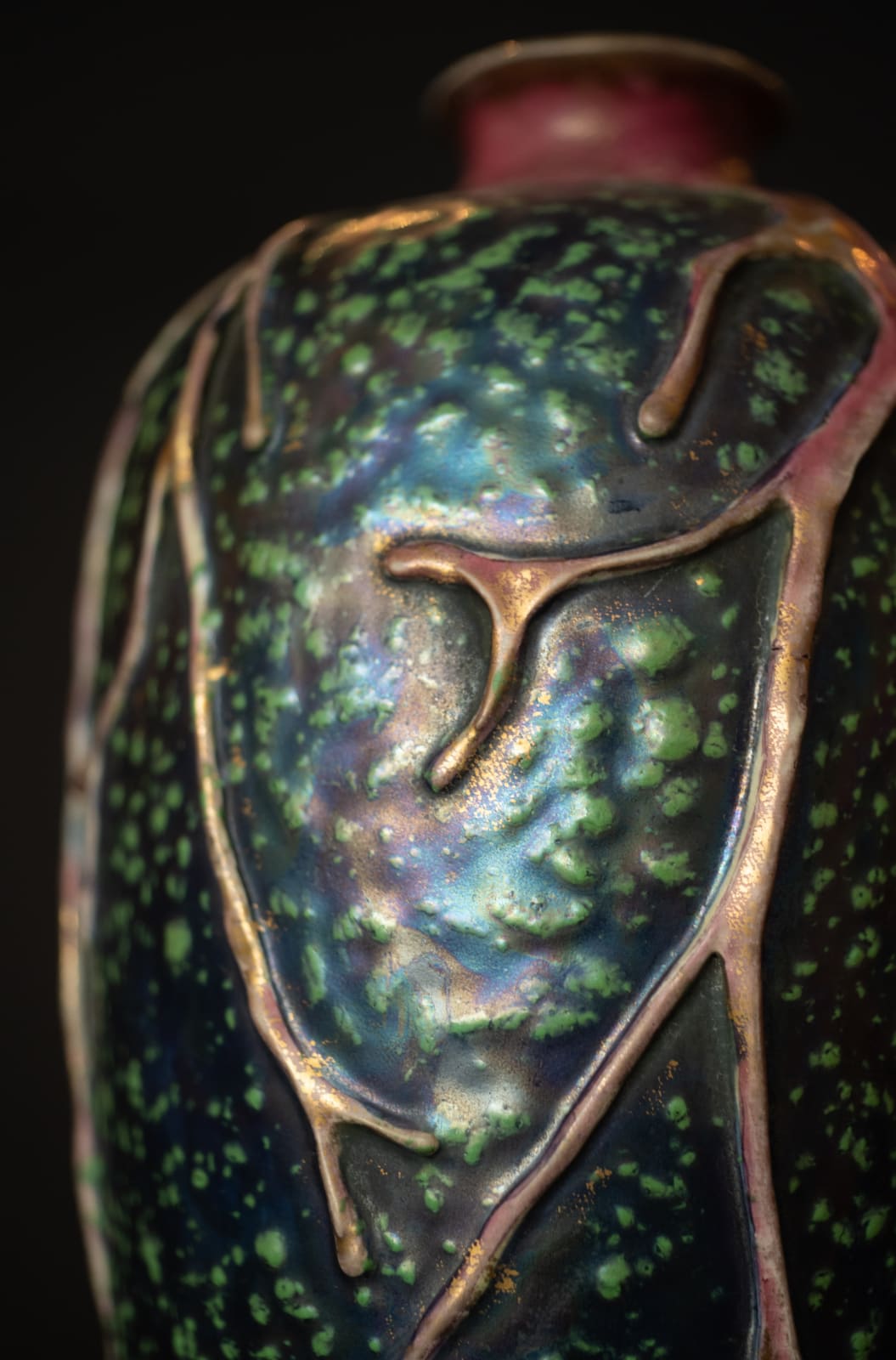 Amphora, Pair of Seaweed Vases,  1901-1902