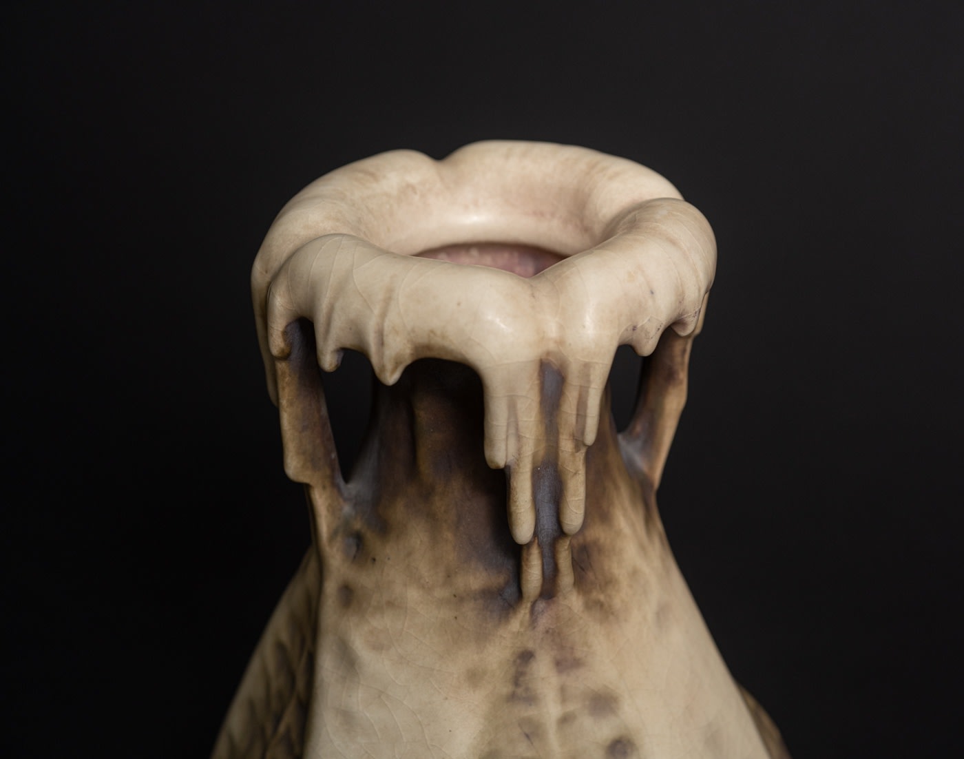 Amphora, Edda Series Drip Vase with Four Handles,  1900-1901