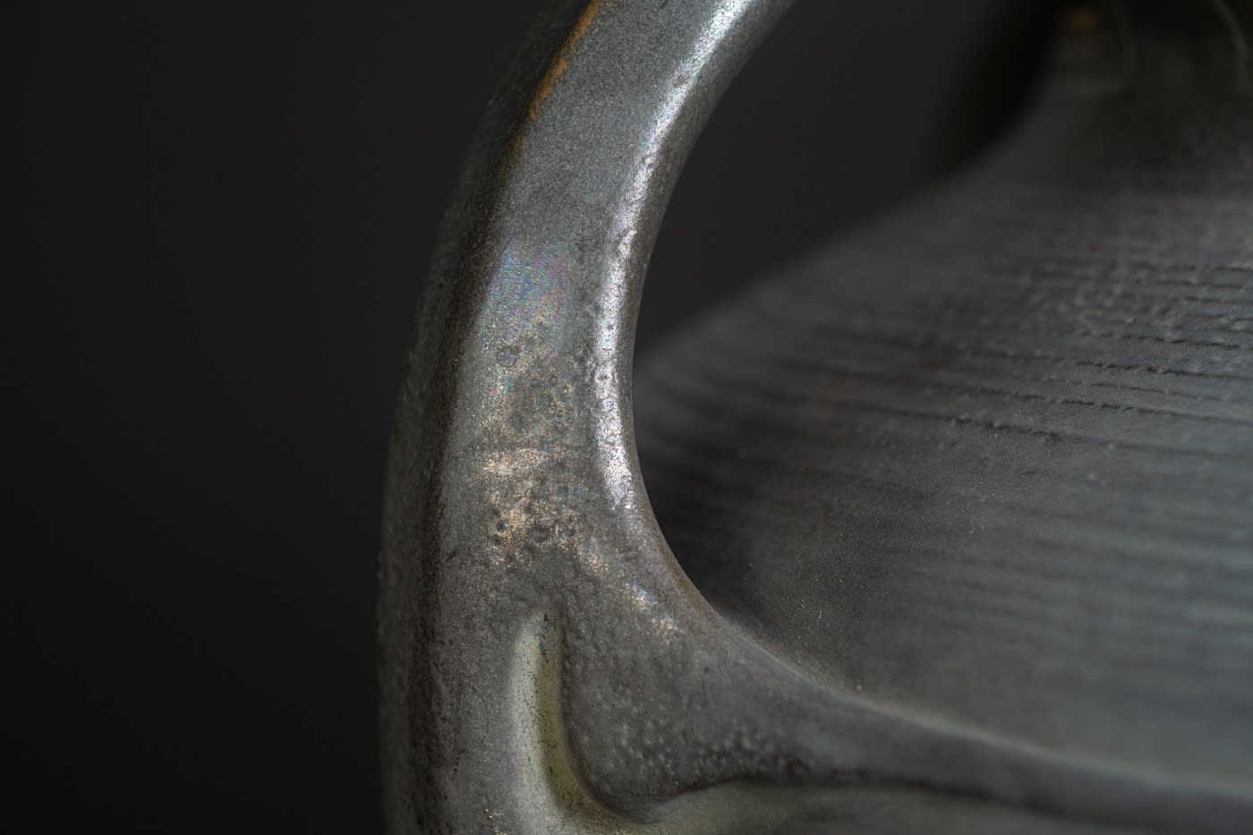 Amphora, Four-Handled, Ribbed Vase,  1906-1907