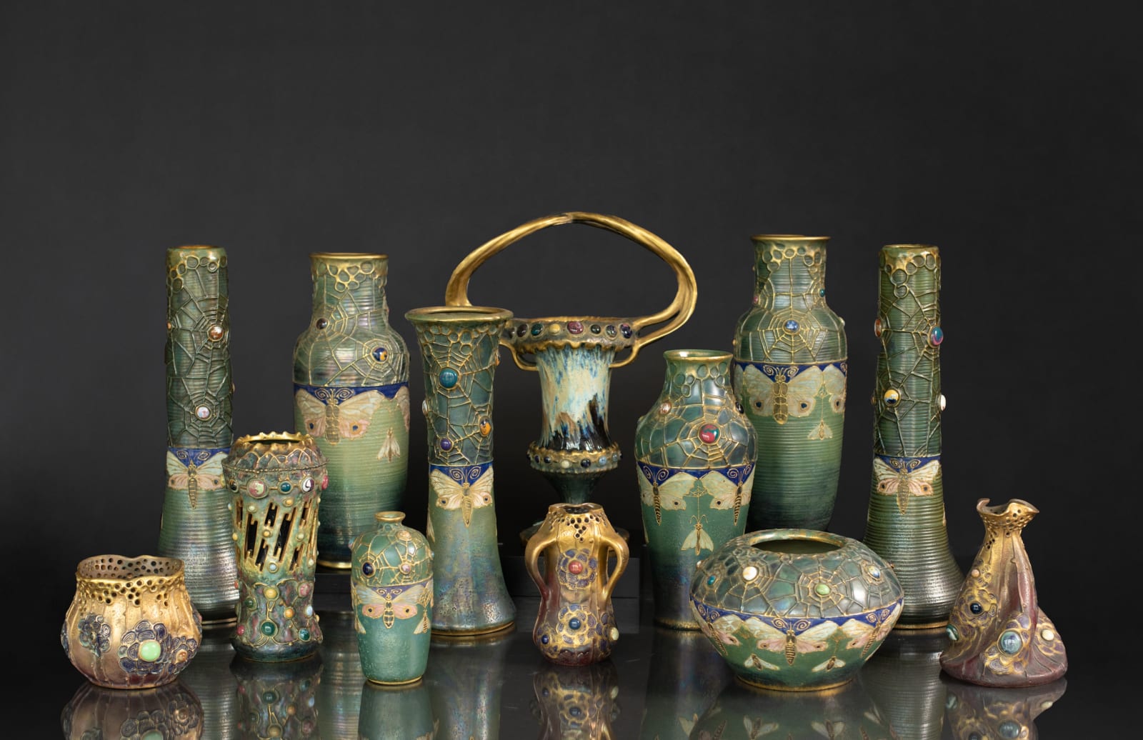 Amphora, Gres Bijou Three-Handled Vase,  1904-1906