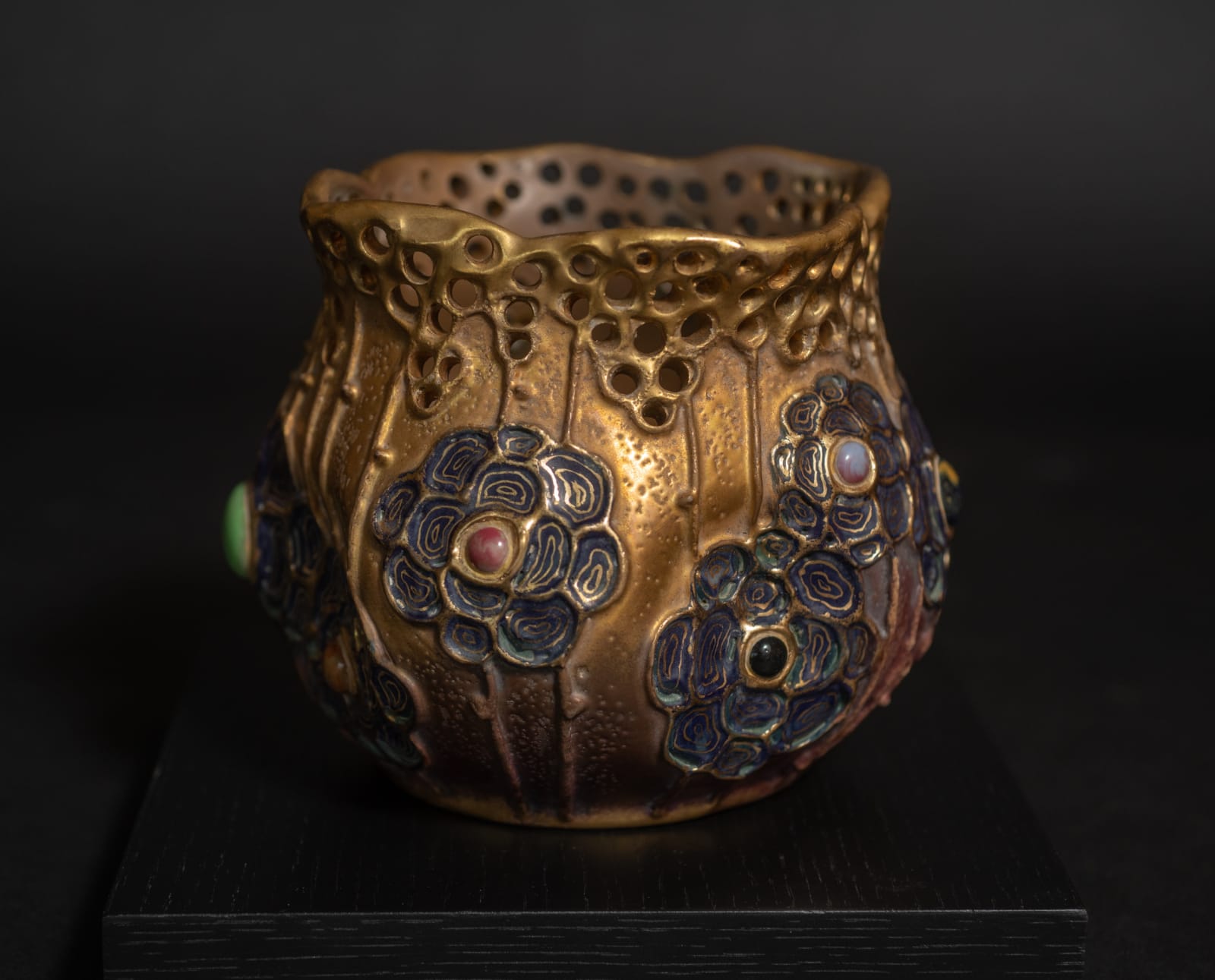 Amphora, Gres Bijou Floral Vase,  1904-1906