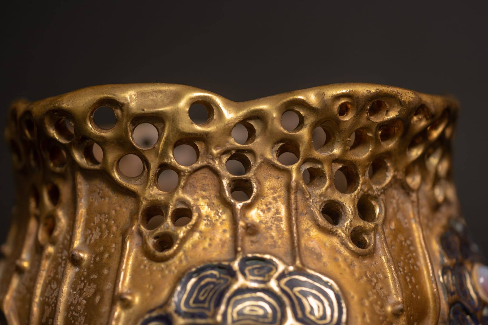 Amphora, Gres Bijou Floral Vase,  1904-1906