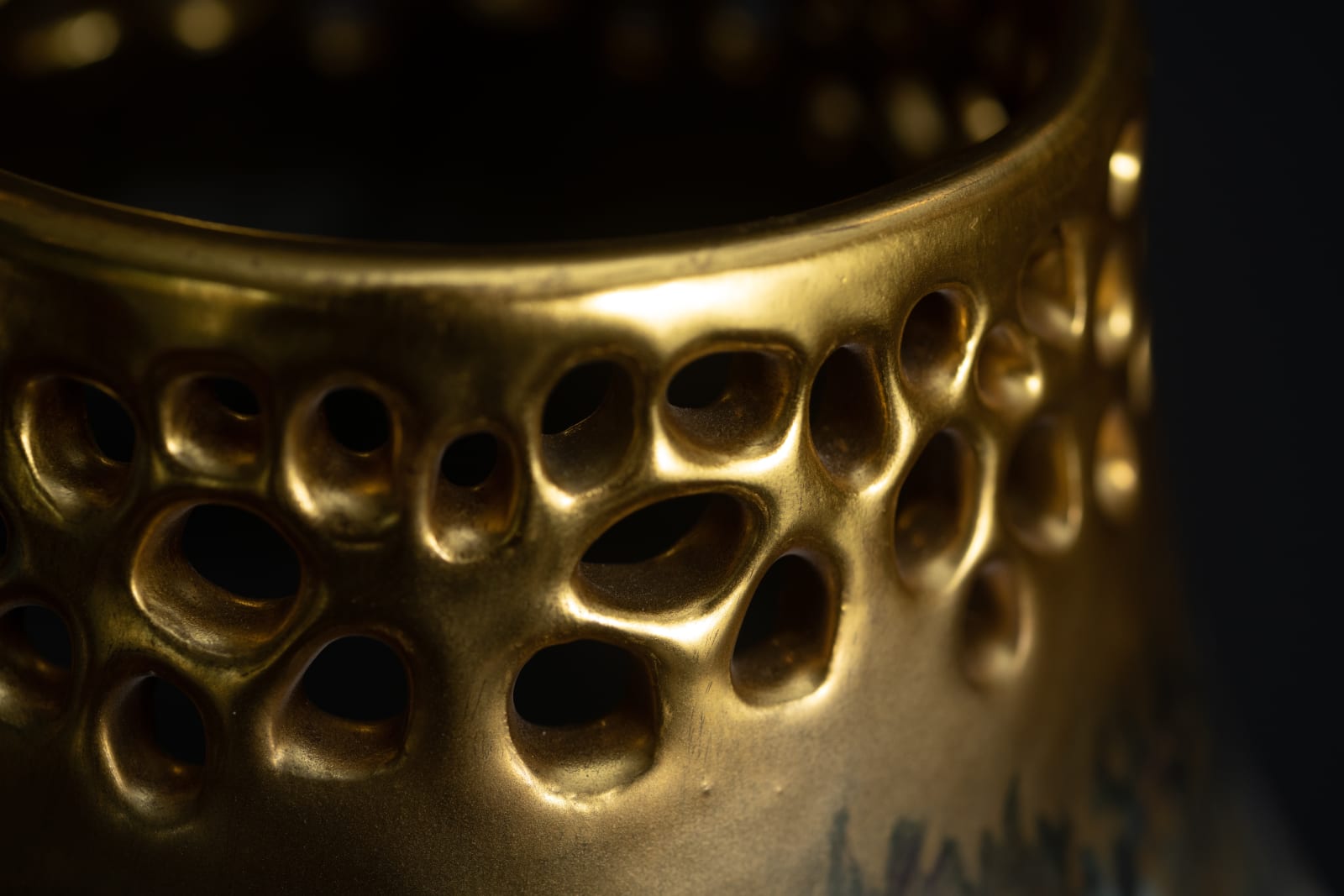 Amphora, Reticulated Vase with Forest and Mushroom Motif,  1906-1907