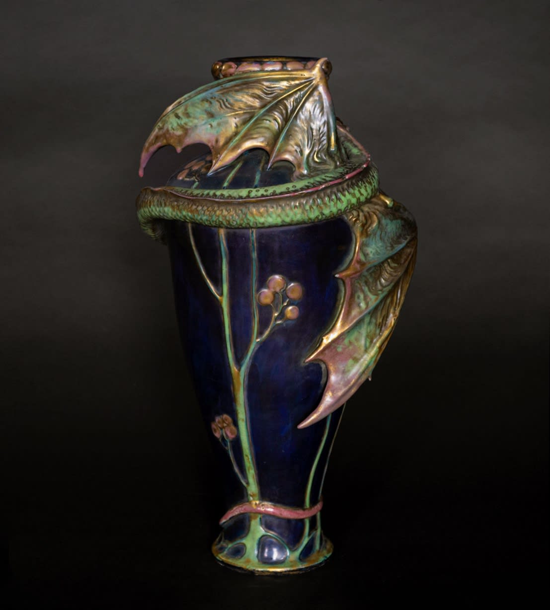 Amphora, Vase with Fiery Dragon,  1897-1898