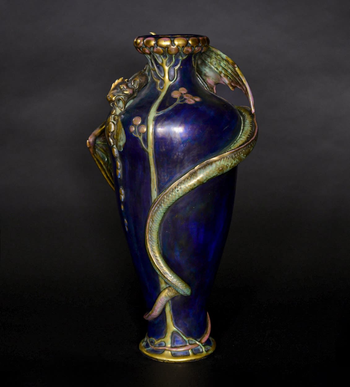 Amphora, Vase with Fiery Dragon,  1897-1898