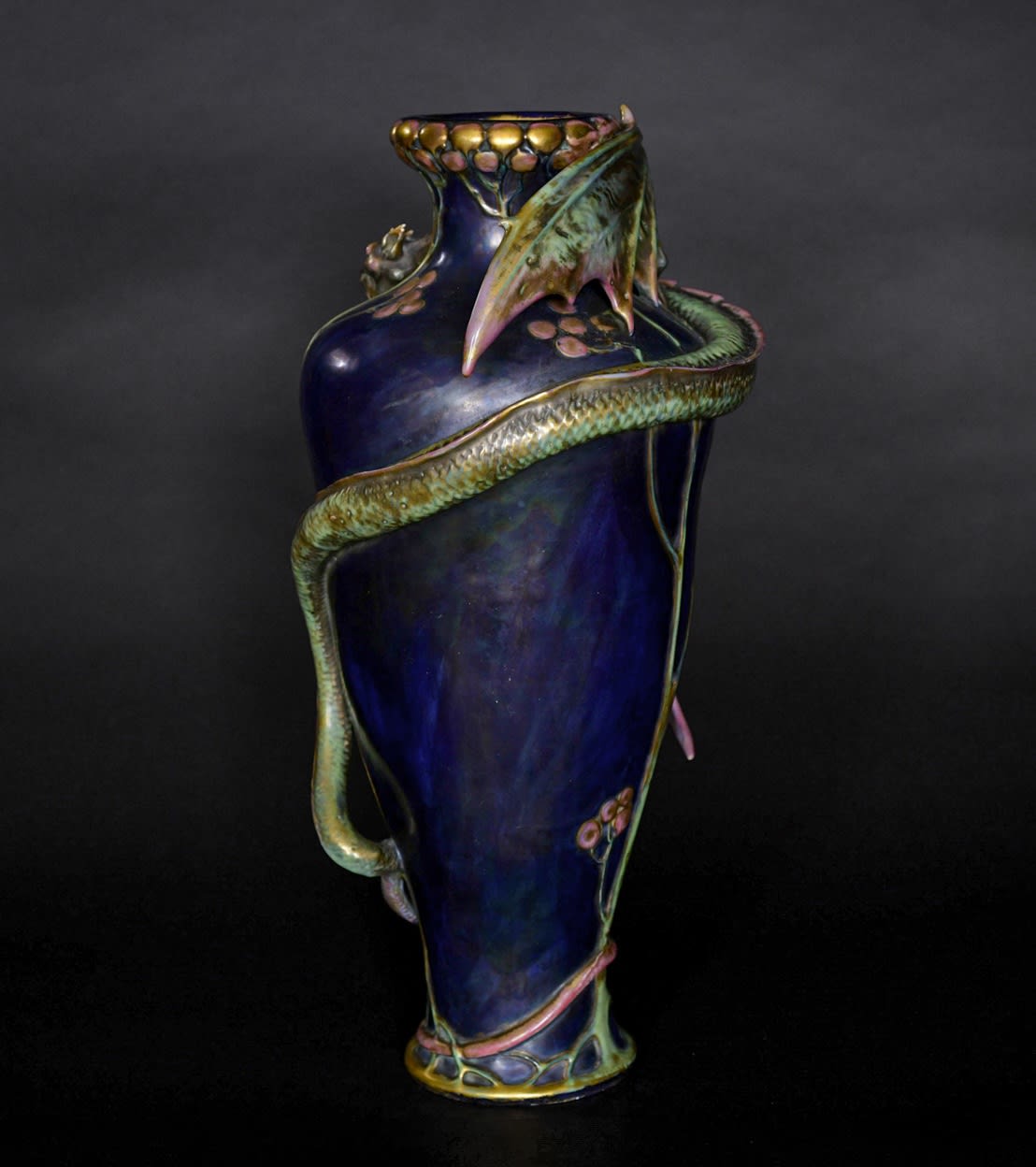 Amphora, Vase with Fiery Dragon,  1897-1898