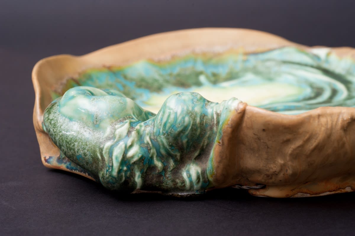 Emile Jacobs, Mermaid Plaque,  c. 1900