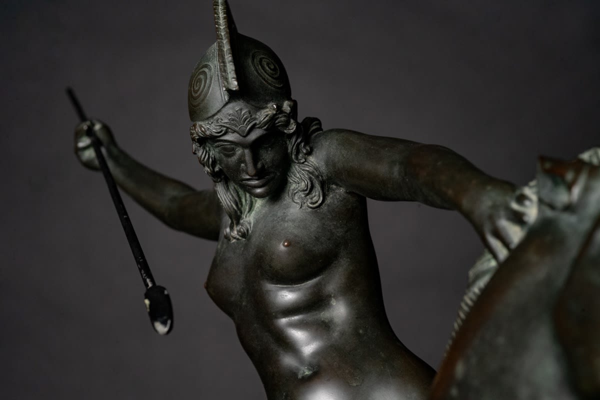 Franz von Stuck,  Mounted Amazon,  c. 1900