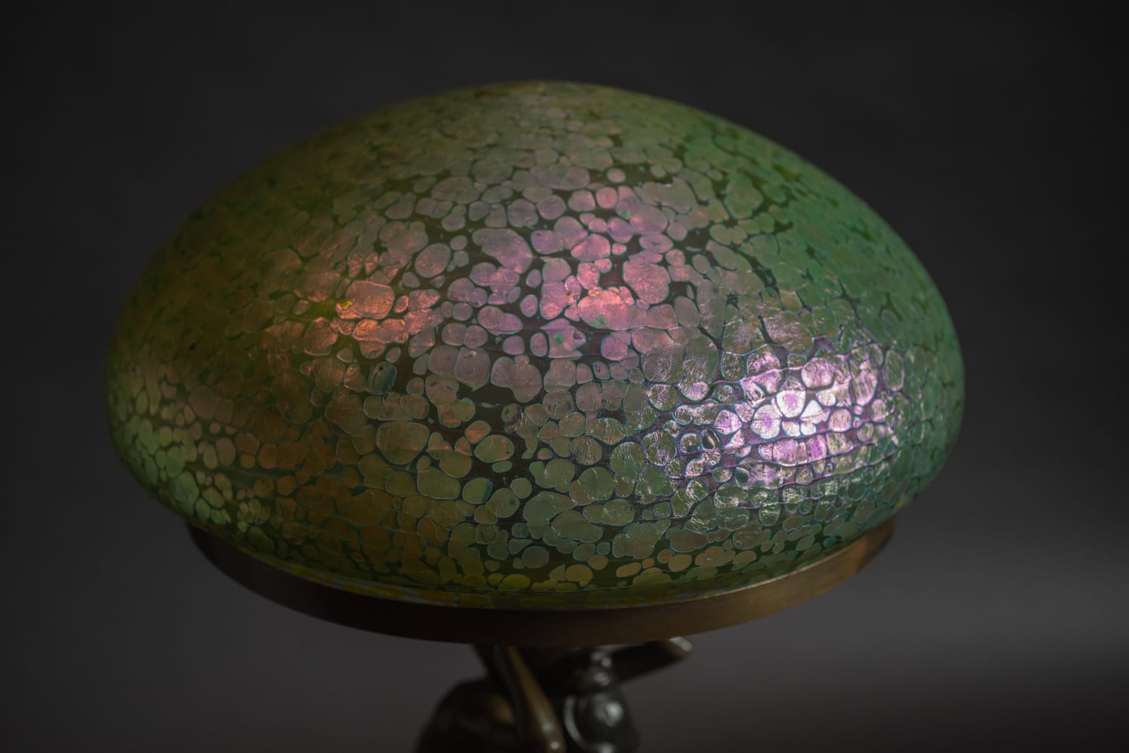 Gustav Gurschner,  Figurative Lamp,  c. 1900