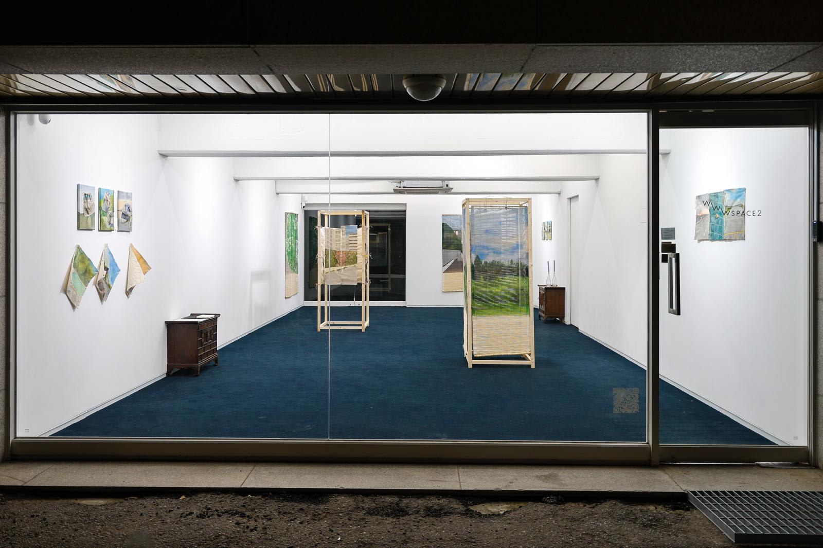 Vue de l'exposition de Park Chae Biole, 나의 지붕없는 방 &copy; WWW SPACE 2