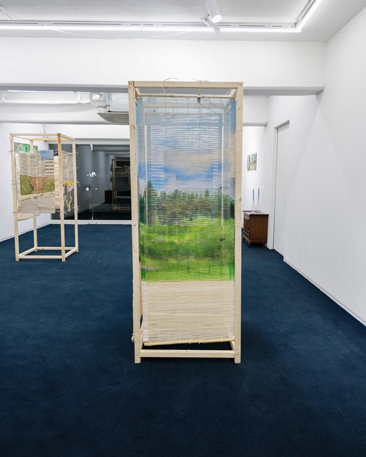 Vue de l'exposition de Park Chae Biole, 나의 지붕없는 방 &copy; WWW SPACE 2