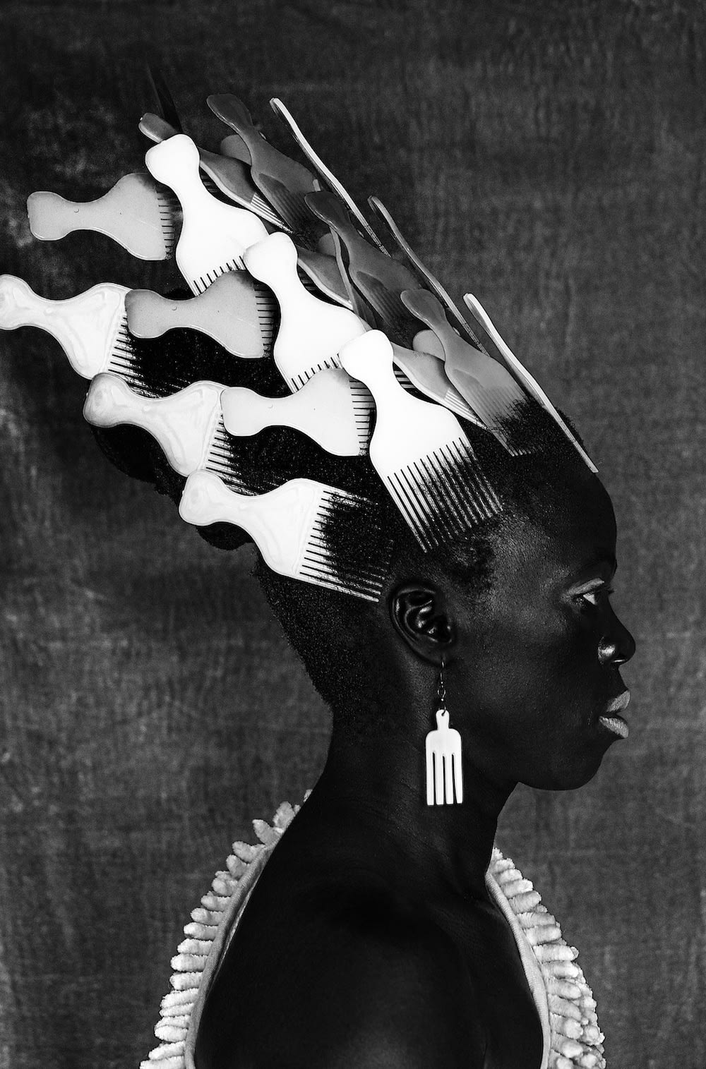 Zanele Muholi (b.1972) Qiniso, The Sails, Durban 2019. Photograph, gelatin silver print on paper 399 x 260 mm. Courtesy of the artist and Stevenson, Cape Town/Johannesburg and Yancey Richardson, New York © Zanele Muholi