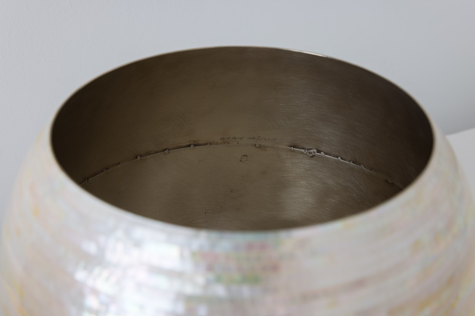 Kim Hyunju, White Pearl Bowl (paired), 2020