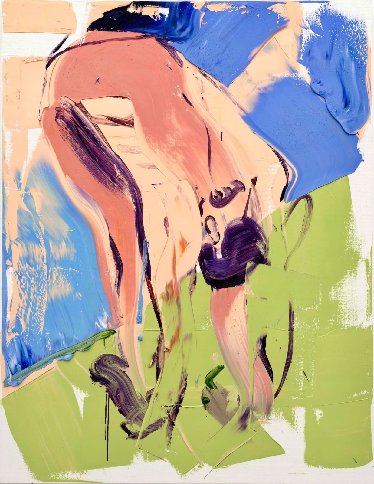 Sebastian Hosu, Blue of the Sky, Green of the Ground, in between, 2023