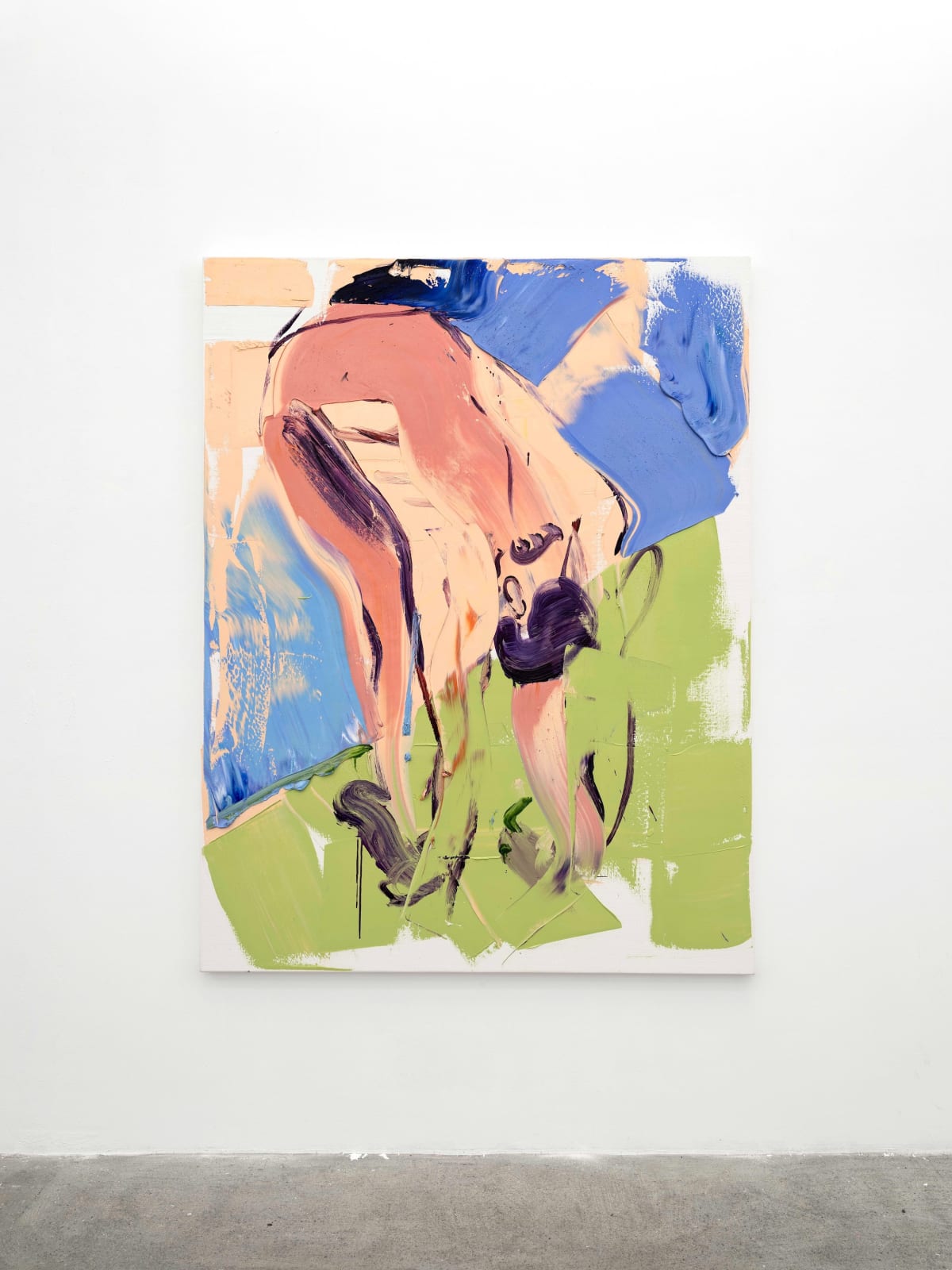 Sebastian Hosu, Blue of the Sky, Green of the Ground, in between, 2023