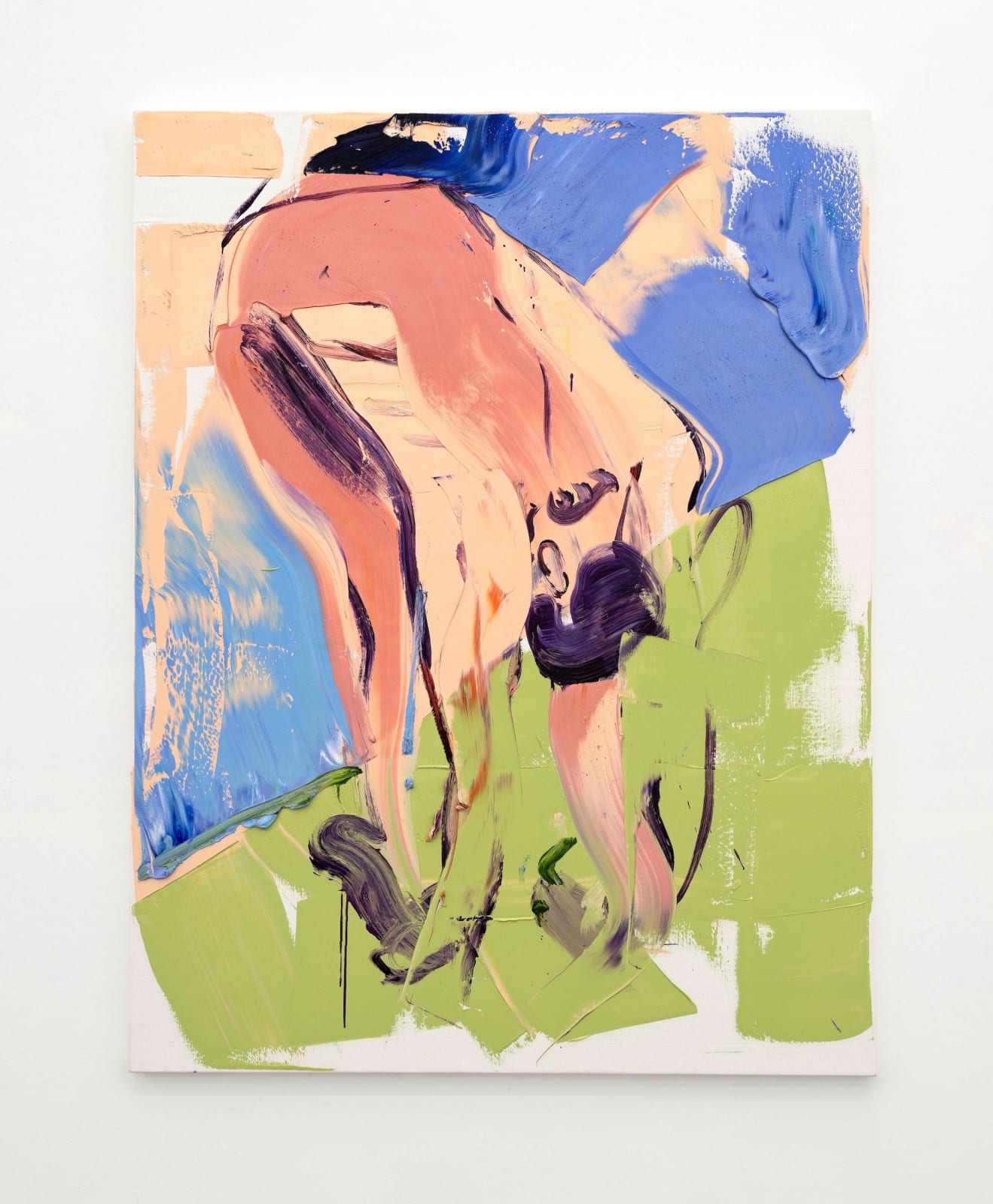 Sebastian Hosu, Blue of the Sky, Green of the Ground, in between, 2023