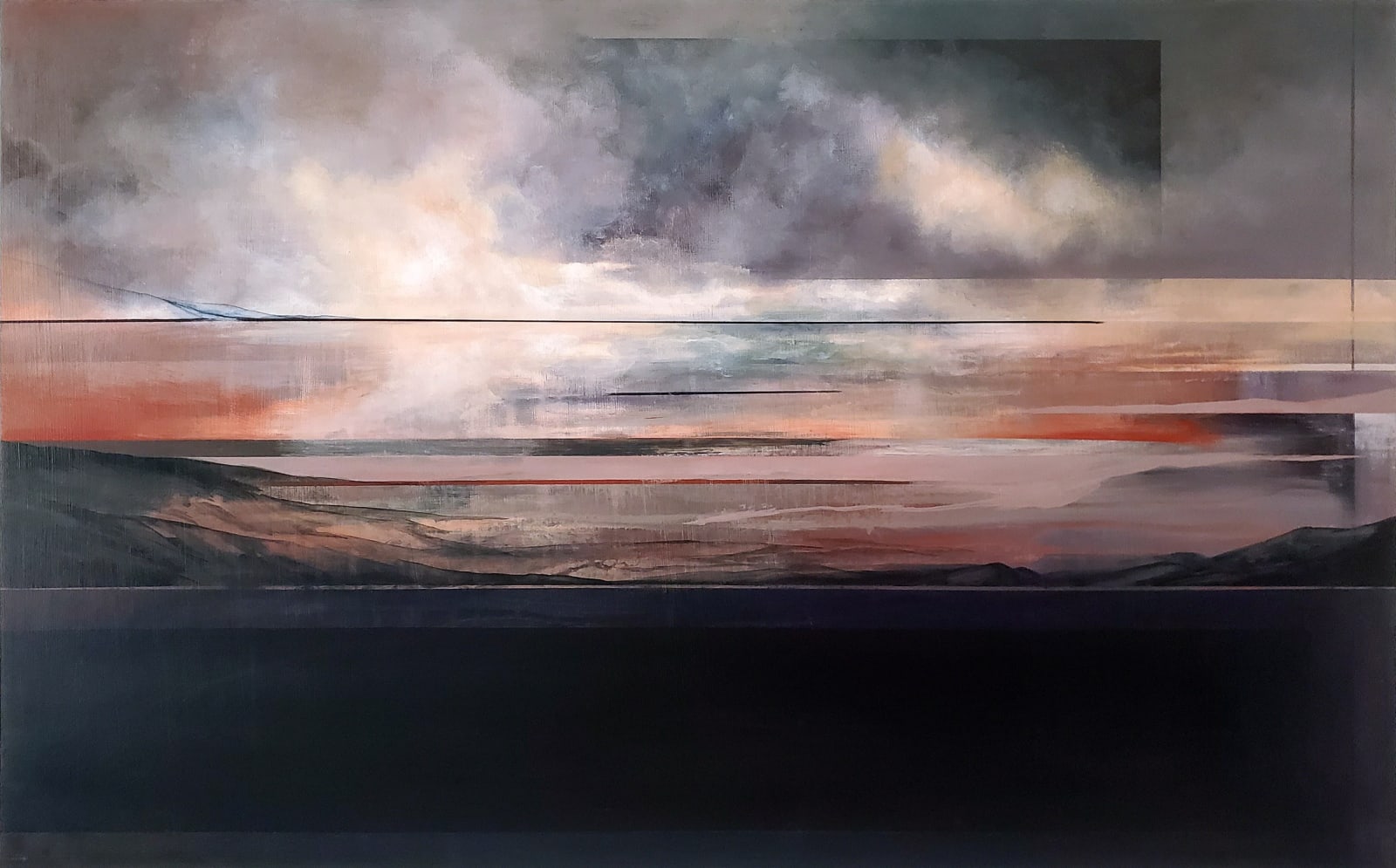 Connie Liebschner, Dusk Line Glitch, 2024