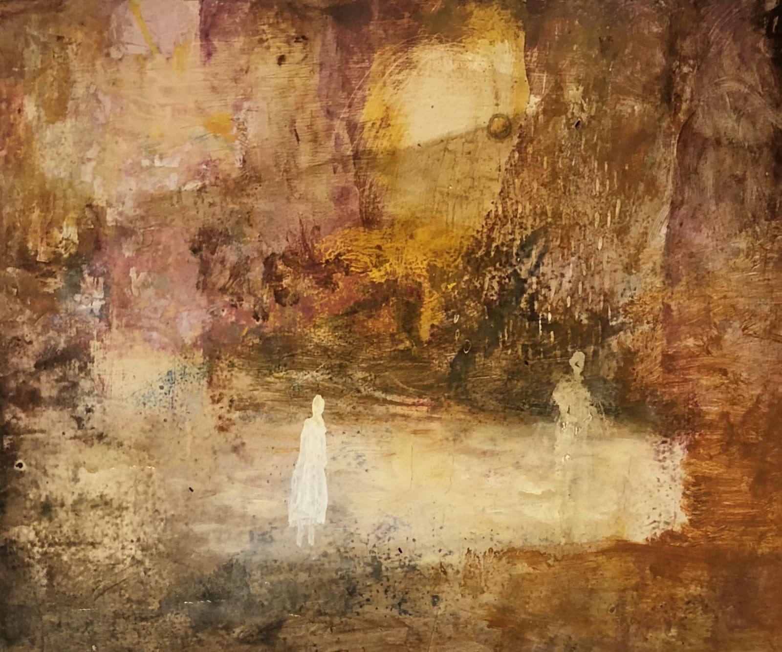 Matthew Storstein, Figures in a forest, 2023