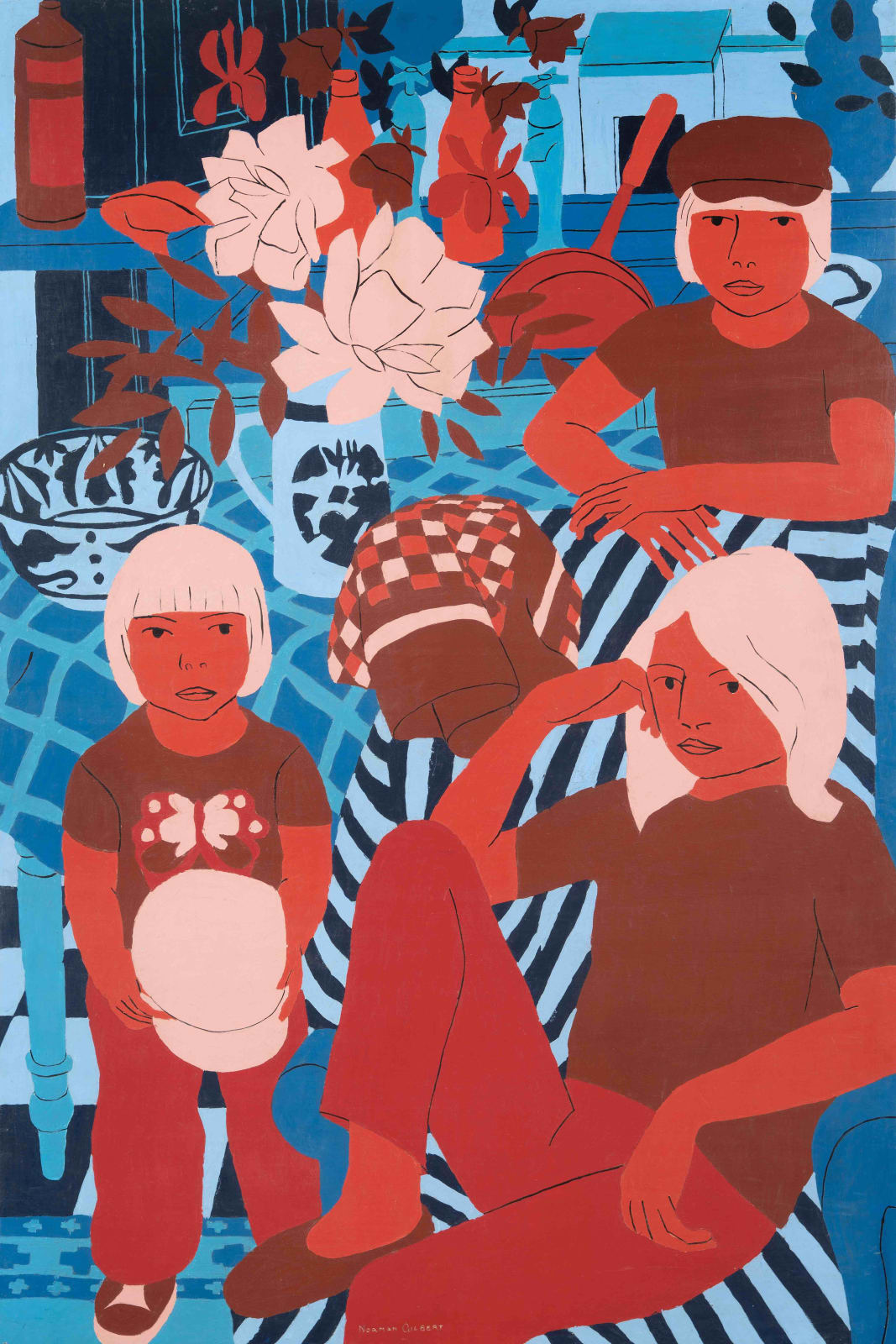 Norman Gilbert, Bruno, Daniel and Mark, 1973