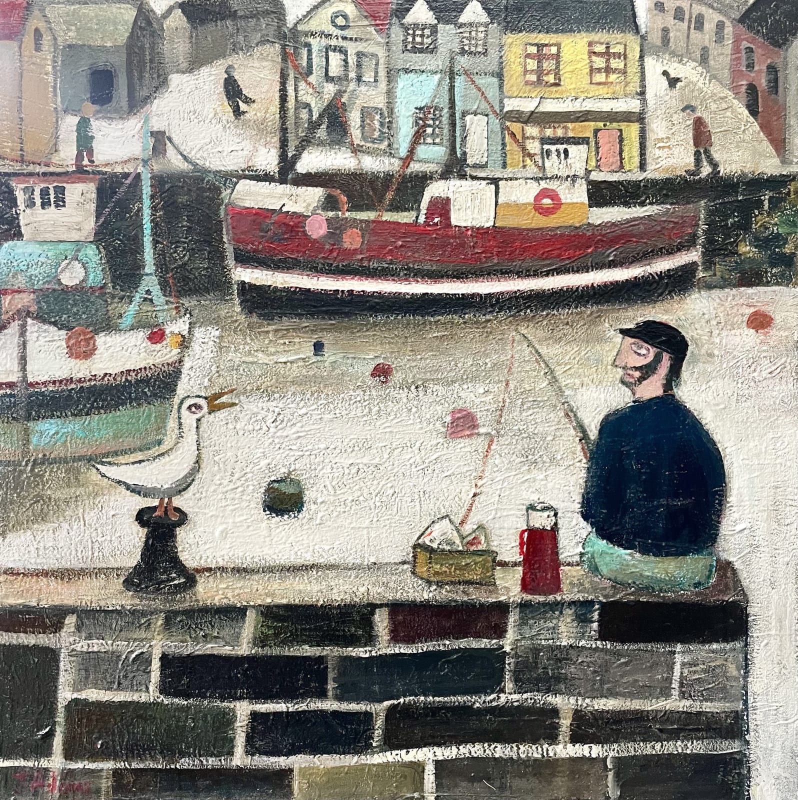 James Newton Adams, The Harbour Fisherman, 2022