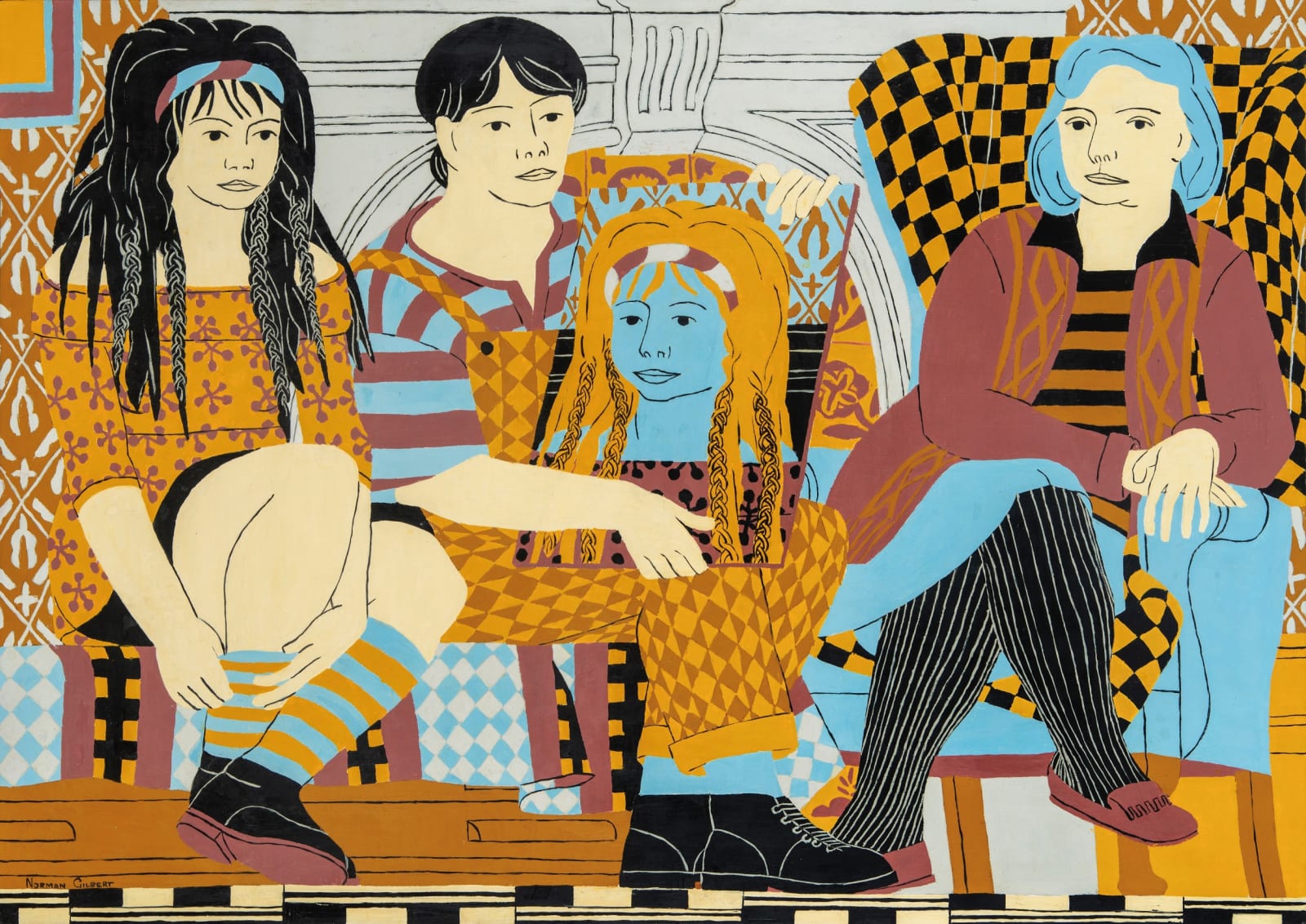 Norman Gilbert, Barbara's portrait, 1987